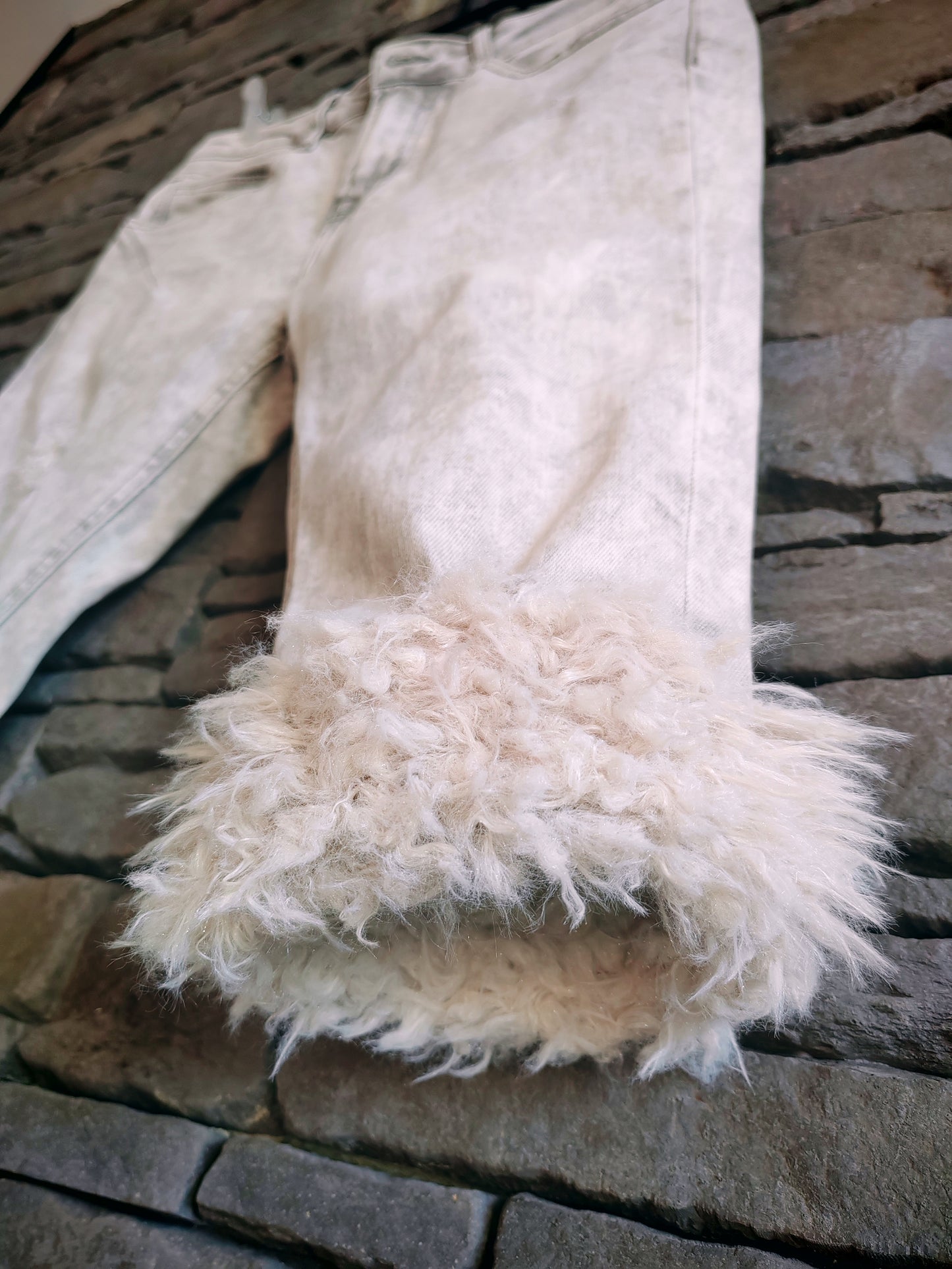 luffy short grey slim short man stretch handmade with faux fur front – Wal & Yfful C017