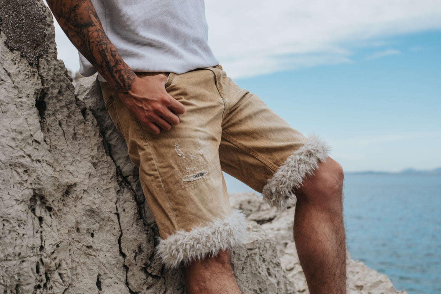 luffy short man upcycling collection handmade France faux fur – Wal & Yfful 