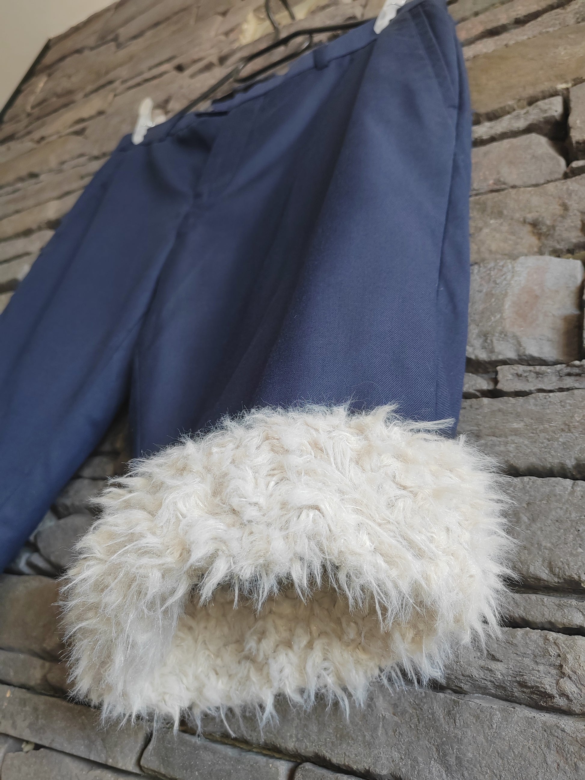 luffy short man handmade upcycled faux fur front – Wal & Yfful D001