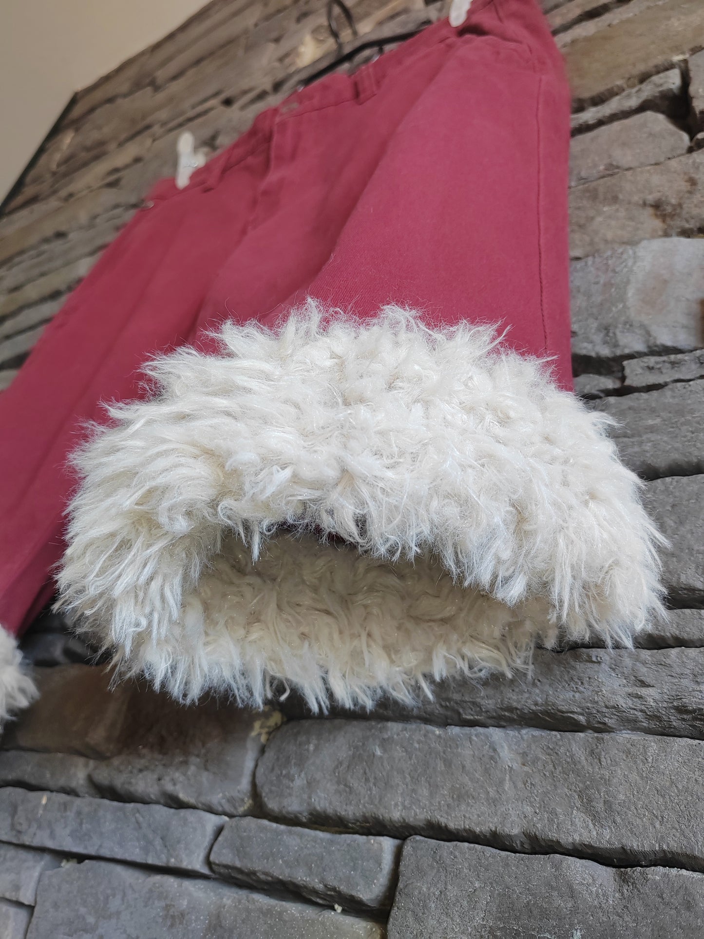 Short Homme ’KING FUR’ Bordeaux – Upcyclé | Wal & Yfful G003